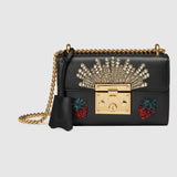 Padlock studded GG Supreme shoulder bag