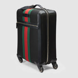 techno fabric wheeled carry-on suitcase