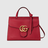 GG Marmont leather top handle bag