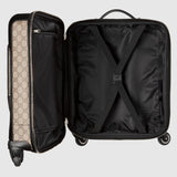 GG supreme canvas four wheel carry-on suitcase