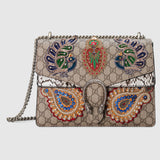 Dionysus embroidered shoulder bag