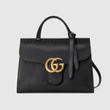 GG Marmont leather top handle bag