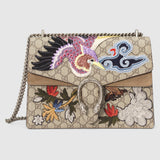 Dionysus embroidered shoulder bag