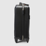 techno fabric wheeled carry-on suitcase