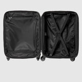 techno fabric wheeled carry-on suitcase