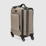 GG supreme canvas four wheel carry-on suitcase