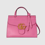 GG Marmont leather top handle bag