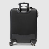 techno fabric wheeled carry-on suitcase