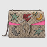 Dionysus embroidered shoulder bag